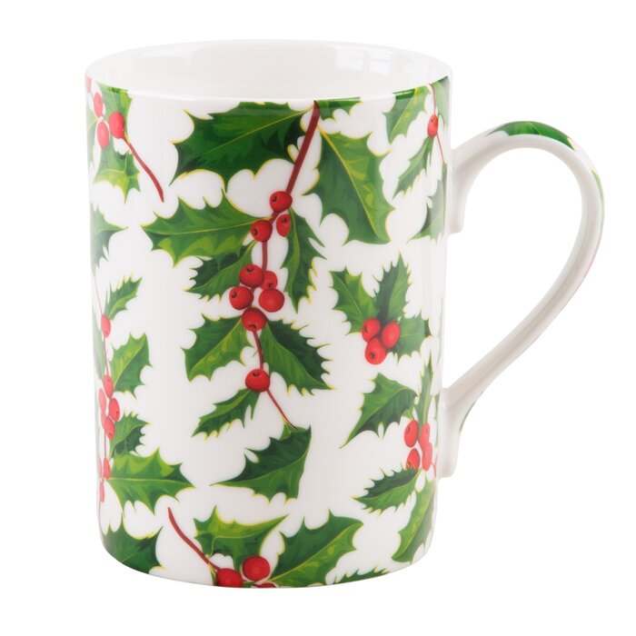 The Holiday Aisle® Ponce Holly Chintz Coffee Mug And Reviews Wayfairca 